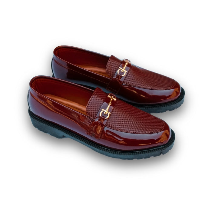 BROWN HORSEBIT FORMAL LOAFERS